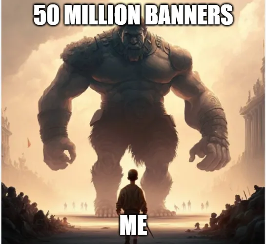 Trying to fight 50 million banners on a website