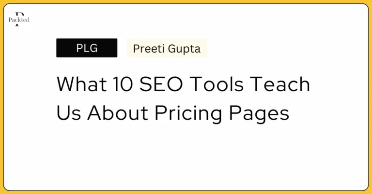 What 10 SEO Tools Teach Us About Pricing Pages