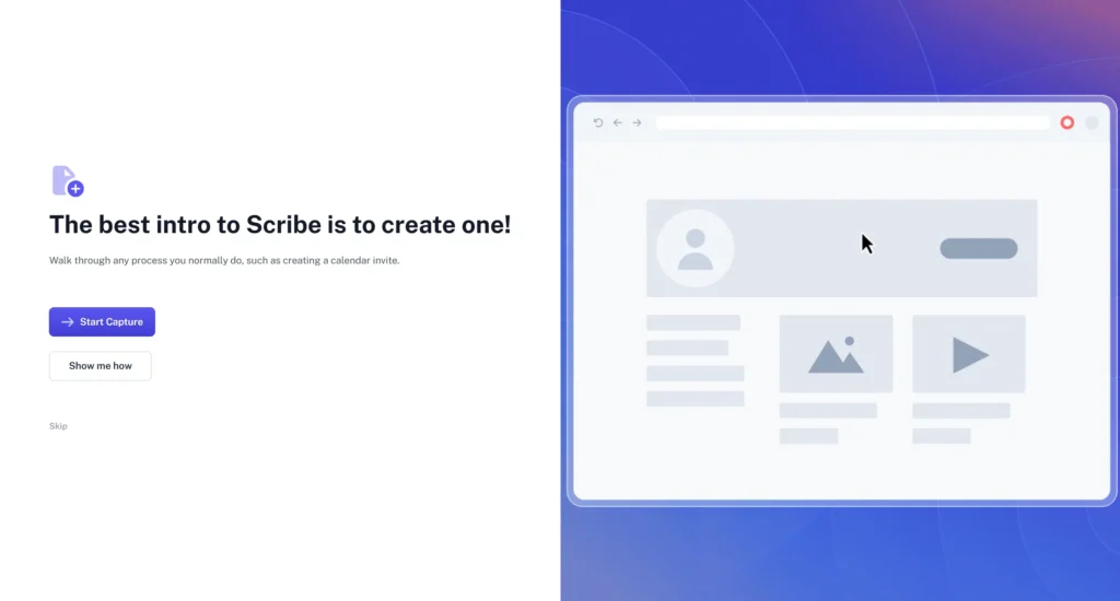 Walkthrough of how to create a Scribe